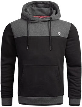 Alessandro Salvarini Sweatshirt dunkelgrau schwarz