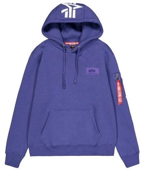 Alpha Industries Backprint Hoodie lila
