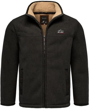 Amaci&Sons Fleecejacke Teddyfell 1-04032 schwarz