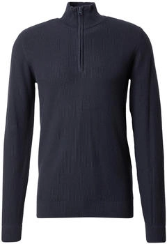 Blend Feinstrick Troyer Rippbündchen 100% Baumwolle slim fit