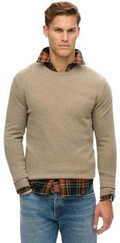 Superdry Essential Pullover beige schmale Passform M6110641A