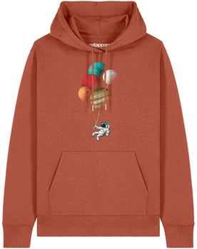 watapparel Hoodie Balloon Spaceman Heritage braun