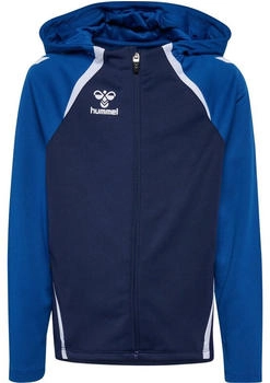 Hummel Hmllead Zip Hoodie blau schwarz