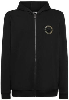 Plein Sport Sweatjacke Kapuze tiger schwarz