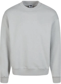 Urban Classics TB6751-Fluffy Crewneck T-Shirt lightasphalt