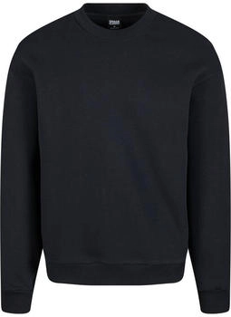 Urban Classics TB6751-Fluffy Crewneck T-Shirt schwarz