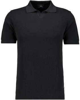 Ragman Strick-Pullover Kurzarm schwarz