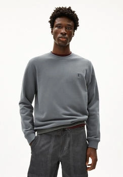 armedangels BAARO LOOP SWEATSHIRT - Männer Regular Fit Sweatshirt - grau space steel (30008165-2682)