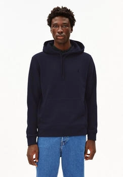 armedangels PAARLO FLEECE HOODIE - Männer Regular Fit Sweathoodie - blau night sky (30007461-1237)
