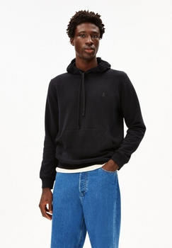 armedangels PAARLO FLEECE HOODIE - Männer Regular Fit Sweathoodie - schwarz black (30007461-105)