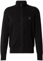 BOSS ORANGE Strickjacke "Kanozip Full Zip Cardigan" mit Rei&szlig;verschluss