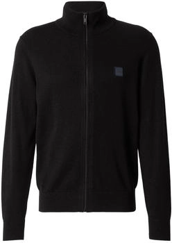 Hugo Boss Strickjacke aus Baumwoll-Mix mit Kaschmir-Anteil - Style Kanozip_S 50543692 Dunkelblau