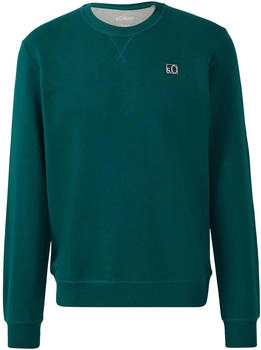 s.Oliver Sweatshirt aus Baumwollmix mit Crew Neck gr&uuml;n 2169152.7953.