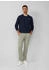 s.Oliver Sweatshirt aus Baumwollmix mit Crew Neck blau 2169152.5978.