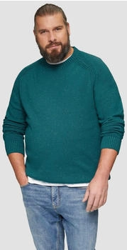 s.Oliver Crew-Neck-Pullover mit Farbeffekt Blau 2162024.67W1.