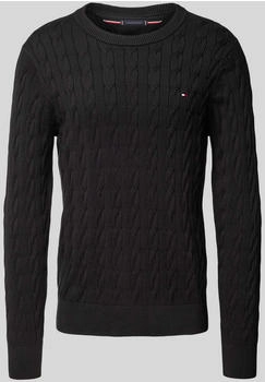 Tommy Hilfiger Strickpullover baumwolle schwarz