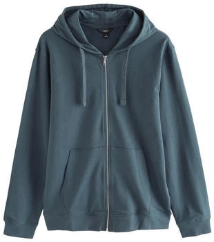 Next Fashion Kapuzensweatshirt Reißverschluss petrol blau