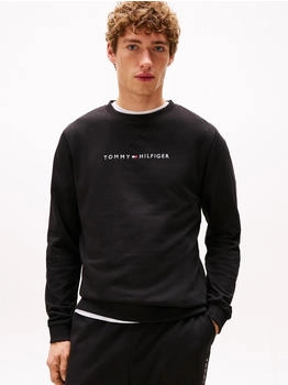 Tommy Hilfiger Sweatshirt aus Baumwoll-Mix Regular Fit schwarz