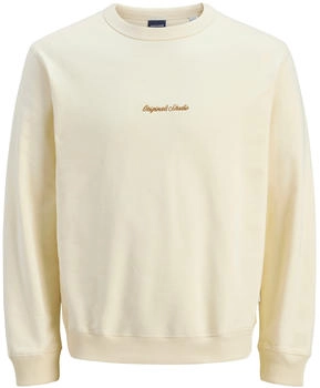 Jack & Jones Jornorrebro EMB Sweat Crew antique white