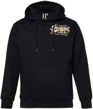 JP 1880 Sweatshirt Hoodie Brustprint Kapuze Kängurutasche