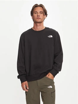 The North Face Sweatshirt Label-Print schwarz