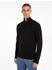 Tommy Hilfiger Troyer 'ESSENTIAL COTTON ZIP MOCK' schwarz