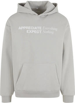 Mister Tee Appreciate Respect Fluffy Hoody grau