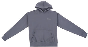 Dropsize HEAVY OVERSIZE EMBO HOODIE grau