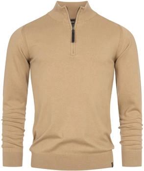 Indicode Strickpullover Stehkragen Reißverschluss