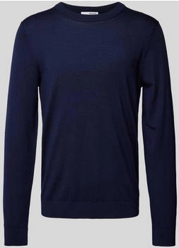 Selected SLHTRAY LS Knit Merino Crew Neck navy blazer