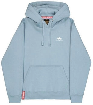 Alpha Industries Basic Small Logo Hoodie graublau