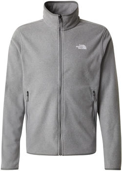 The North Face Sweatjacke Label-Stitching hellgrau