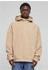 Urban Classics Oversized Polar Fleece Half Zip Hoody beige