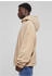Urban Classics Oversized Polar Fleece Half Zip Hoody beige