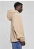 Urban Classics Oversized Polar Fleece Half Zip Hoody beige