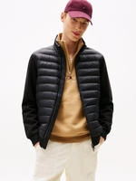 Tommy Hilfiger Steppjacke "MIX MEDIA mit Stehkragen" unifarben, casual, regular...