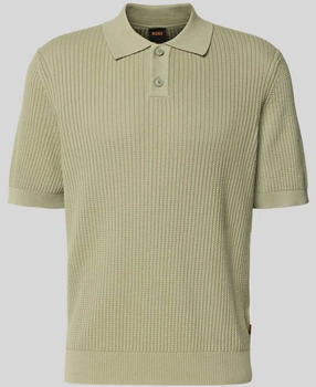 Boss Orange Strickpolo lind