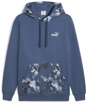 Puma Essentials Camo Fleece Hoodie dark indigo