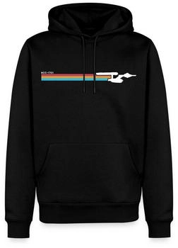 spreadshirt Star Trek The Original Series NCC-1701 Regenbogen Premium Bio Hoodie