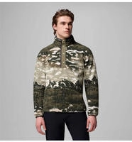 Columbia Helvetia II Printed Half Snap Fleece Pullover safari sisters L Herren