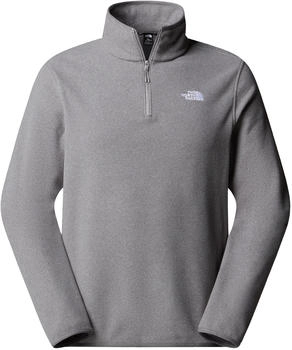 The North Face Glacier Fleece 1/4 Zip Jacket (NF0A8D0Q) mid heather grey