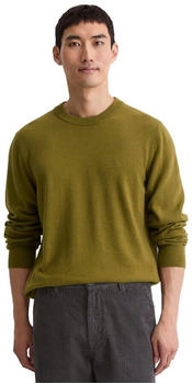 Marc O'Polo Strickpullover aus Bio-Bauwoll-Schurwoll-Mix green mustard