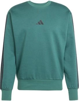 Adidas Sportswear Sweatshirt M 3S FL SWT collegiate grün schwarz