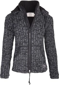 THC Natural Line Schafwollstrickjacke anthrazit 714