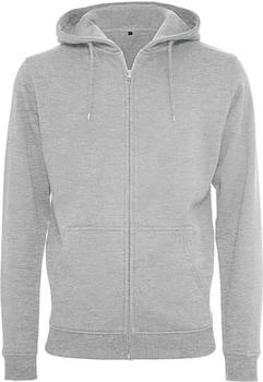 Build Your Brand Heavy Zip Hoody Jacke grau 00431