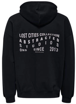 Only & Sons onsgallery vtg hoodie schwarz