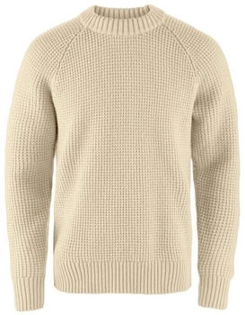 Fjällräven Övik Waffle Knit Wollpullover light beige
