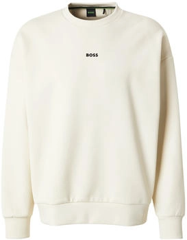 Boss Green Sweatshirt Stenson übergroße Passform weiß 131