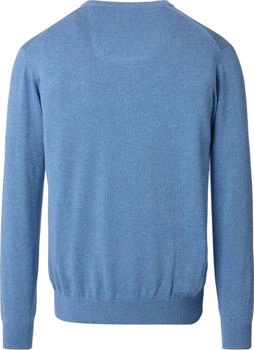 CASAMODA Pullover V-Ausschnitt blau