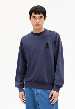 armedangels Å emaal GMT DYE Sweatshirt bio-baumwolle blau